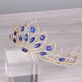 thumbnail image 3 of SPRING PARK Women Rhinestone Crystal Wedding Bride Royal Party Hair Headband Crown Tiara, 3 of 8