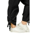 thumbnail image 6 of Unique Bargains Women's Plus Drawstring Elastic Activewear Female Cargo Pants, 6 of 7