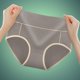 thumbnail image 3 of Gibobby Ropa Interior para Mujer Braguitas de encaje de talla grande para mujer, bragas sexis de cintura , reúne la cintura y las nalgas, las líneas reúnen la cintura y las na(Gris, XXL), 3 of 5