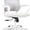Ivory, variant on Favory Office Desk Computer Chair Ergonomic Mesh Gaming Cushion Seat with Comfy Lumbar Mid Back Support Adjustable Height Swivel Rolling Wheels for Home Task-Black, 2 Pack