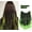 Fluorescent green-Light brown, variant on Gradient highlight wig fluffy long curly hair for women one-piece invisible seamless hair extension patch simulated hair wig