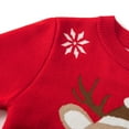 thumbnail image 7 of Otqutp Toddler Casual Clothing Sets Toddler Boys Girls Christmas Cute Deer Sweater Long Sleeve Warm Knitted Pullover Xmas Tops for 2-7 Years(Red,5-6 Years), 7 of 7