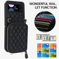 thumbnail image 2 of Compatible Samsung Galaxy Z Flip 4 Case Wallet with Card Holder,Shockproof Leather Detachable Crossbody Lanyard Case for Samsung Z Flip 4 Wallet Case Purse,Galaxy Z Flip 4 Case for Women Black, 2 of 14