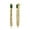 Green, variant on Dangle Chain Earrings Emerald Cubic Zirconia 18K Gold Plated Stainless Steel 80mm