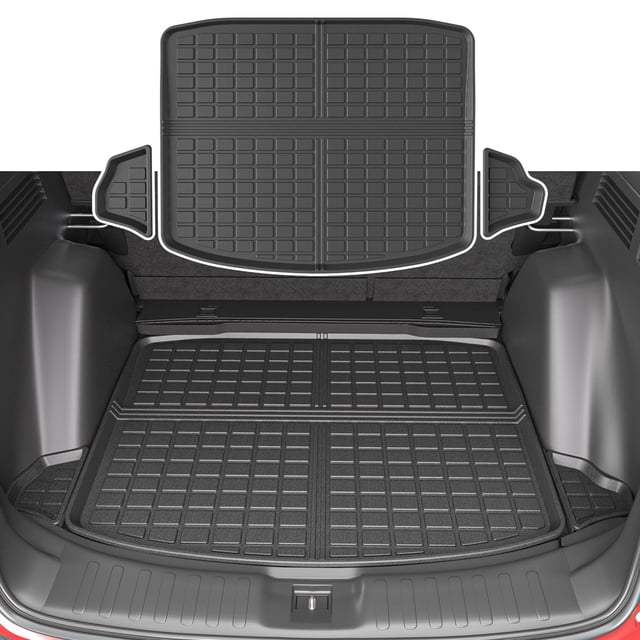 xipoqix Trunk Mat Compatible with 2017-2022 Honda CRV Cargo Liner TPE All Weather Cargo Liner Replacement for 2017 2018 2019 2020 2021 2022 Honda CR-V Accessories (Rear Trunk Mat)