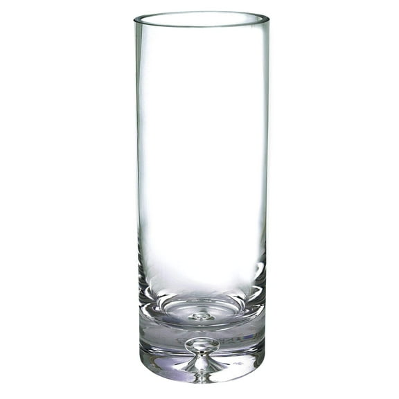 Elegant and Modern Art Glass Decorative Vase for Home Decor - Galaxy Cylinder Vase, 10.75x4 Inches