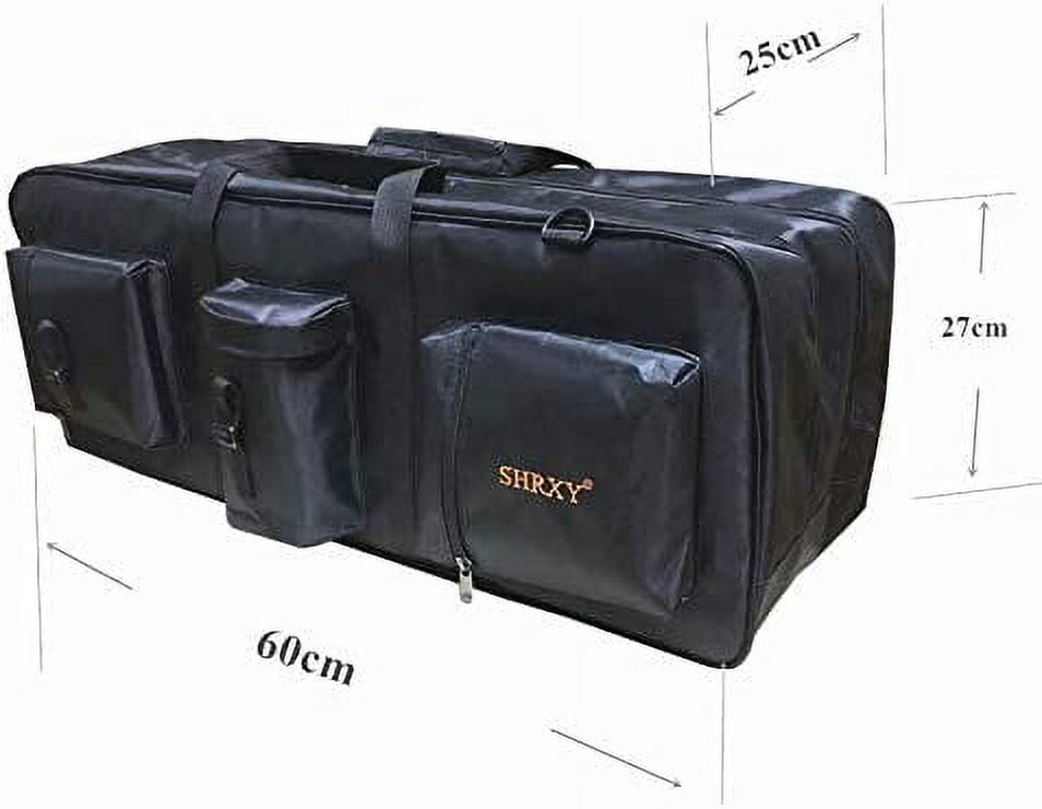 shrxy Metal Detector Carry Bag Portable Waterproof Canvas Storage Bag Double-Layer Carry Tools Organizer Backpack for Metal Detecting