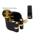thumbnail image 3 of Greeniant Tapa de clarinete de ligadura de cuero profesional sin rebabas junta de Metal equipo de protección buen toque accesorios de música Type3 NO3, 3 of 6