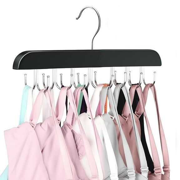 Belt Hanger Bra Hanger Tie Rack, Belt Organizer for Closet Accessories with 14 Hooks