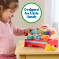 thumbnail image 6 of Playskool Busy Hands Workbench, Curious Creators Learning Toy, Interactive Tool Bench with Gears and Hammer Play, Ages 9 Months+, 6 of 9