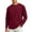 Red #6, variant on Evdexr Shirts for Men 2026 Crew Neck Long Sleeve Tees Winter Workout Athletic Oversized Lightweight Shirt Solid Breathable Loose Fit Casual T Shirts XL