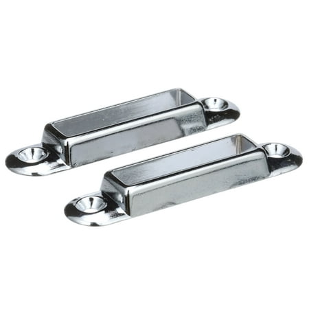 Seachoice 78011 Chrome-Plated Zinc Marine Cover Support Angled Bow Sockets, Set of