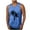 Blue, variant on YFNNUP Mens Cotton Tank Tops Summer Beach Sleeveless Muscle Shirts Gym Workout Running Tank Shirt Pack