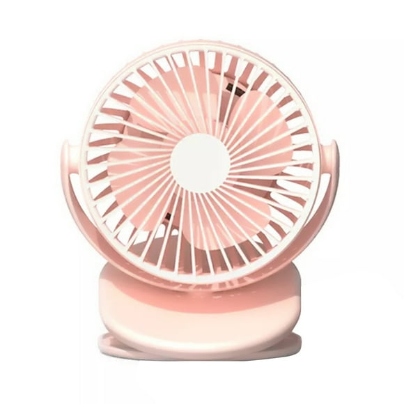 SOLOVE Clipping-on or Vertical Use Fan 360 Degree Wind Direction Type-C Charging 2000mAh Rechargeable Clip Fan 3-level Speed Silent Small Air Cooler