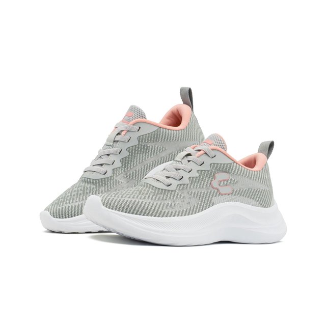 Tenis Charly Para Dama Running Deportivos Gris Blanco 22-27 gris 25.5