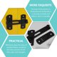 thumbnail image 4 of 2 piezas de cerradura de seguridad para puerta con hebilla antirrobo para protección de niños y mascotas, 4 of 6