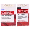thumbnail image 5 of Revitalift Anti Wrinkle Night Moisturizer Kit by LOreal Paris for Unisex - 2 Pc Kit 0.5oz Eye Cream, 1.7oz Night Moisturizer, 5 of 8