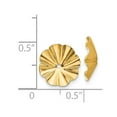thumbnail image 5 of 14K Yellow Gold Polished Fancy Earring Jackets, 5 of 5