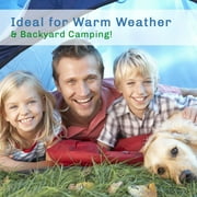 2-Person Dome Tent with Camping Accessories - Including Rain Fly and Carry Bag in Red - by Wakeman Outdoors