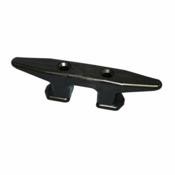 Dock Edge DEGDE2308F 8 in. HDPE Black Open Base Dock Cleat