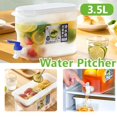 thumbnail image 1 of Pichet d'Eau Froide de Grande Capacité de 3,5 L, Bouilloire Froide de Qualité Alimentaire avec Robinet, Carafe avec Joli pour l'ÉtéIce Ball Mold-4 cell He Qiyong unisex, 1 of 1