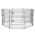 thumbnail image 4 of Dog Playpen 8 Panels Foldable Metal Dog Exercise Pen with Pad Cover 30"H, 4 of 5