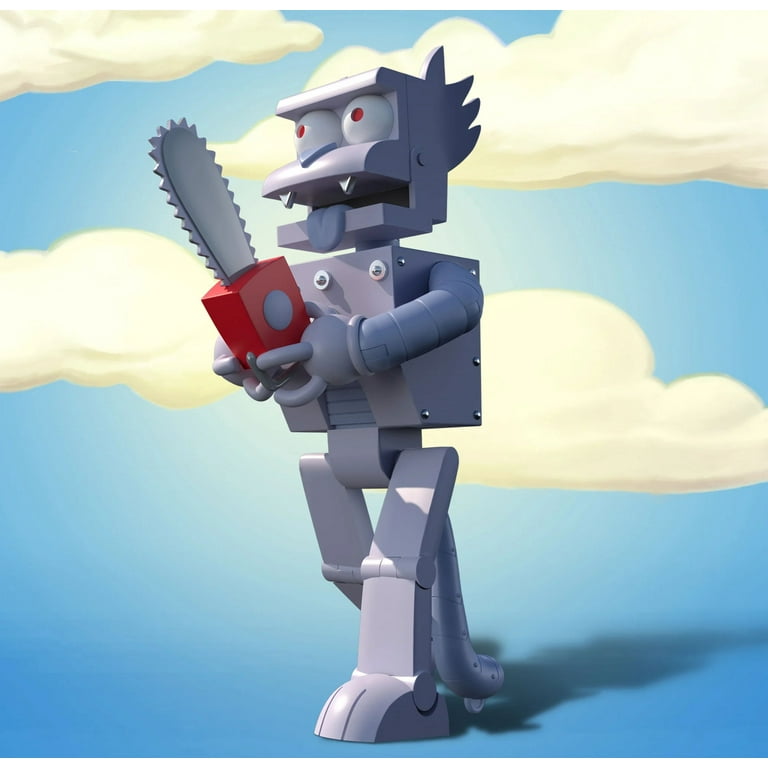 Super7 Ultimates Robot Scratchy Action Figure, The Simpsons Themed