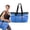 Royal Blue, variant on Extra Large Beach Bag Mesh Tote with Zipper and Pockets Ideal for Your Family Cruise/Beach Vacation Essentials | Extra Large, with Zipper, and Pockets