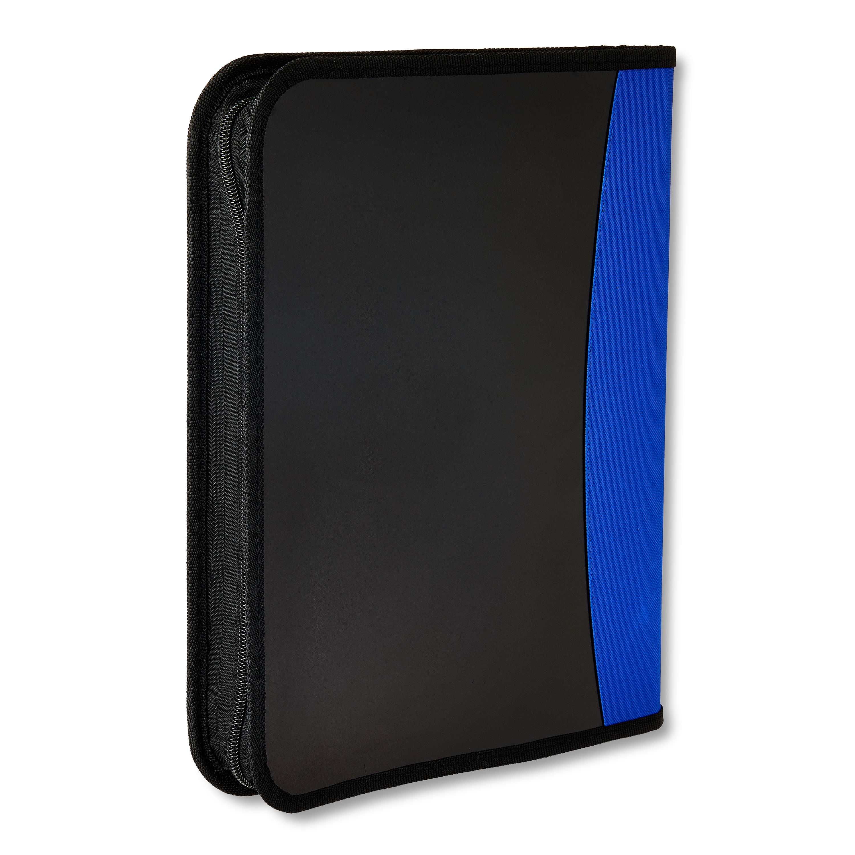(2 pack) Pen+Gear Poly Zipper Binder, 1.5" Round 3 Ring , 10.75" x 1.75" x 13.5", Blue