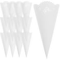 thumbnail image 1 of Miangastore Cone Confetti Holder 20Pack for Wedding Tables Decoration Storage Classic Style, 1 of 8
