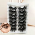 thumbnail image 3 of GROFRY 7 Pairs False Eyelashes Natural Dramatic Long Fluffy Wispy Fake Volume Eyelashes Extension Makeup Tool for Party, 3 of 8