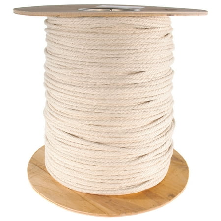 

Paracord Planet Solid Braid Cotton Rope - 1/8 3/16 1/4 3/8 & 1/2 Diameters - 10-1000 Foot Lengths - Cotton Weeping Cord