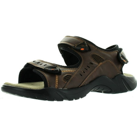 

Gelato Mens 1502 Adventure Outdoors Casual Sandals Dark Brown 8.5