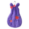 thumbnail image 1 of CSChome Hand Towel Super Absorbent Hand Towel Cartoon Shape Quick Dry Soft Coral Fleece with Lanyard, 1 of 7