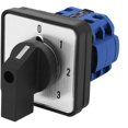 thumbnail image 5 of Interruptor de 660 V, 20 A, 4 posiciones, 2 polos, selector rotatorio, interruptor de cambio de leva giratorio universal, interruptor de inversión de motor eléctrico, 5 of 5