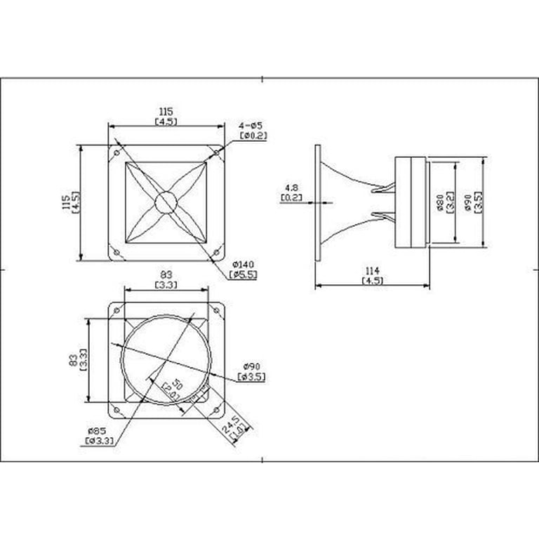 Set Di 2 Tweeter A Cupola In Seta 150W Per Auto - Altoparlanti Da 5 Cm, Sensibilità 92dB, 12V