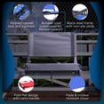 thumbnail image 2 of Sports Unlimited Wide Stadium Chair, 2 of 4