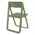 thumbnail image 5 of Dream Folding Outdoor Bistro Set with White Table and 2 Olive Green Chairs, 5 of 6