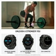 thumbnail image 4 of Garmin fenix® 8 – 51 mm, AMOLED, Sapphire, Premium Multisport GPS Smartwatch, Long-Lasting Battery Life, Dive-Rated, Built-in LED Flashlight, Carbon Gray DLC Titanium with Pebble Gray Band, 4 of 7
