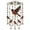 C, variant on Stained Glass Goldfinch Wind Chime, Bird Shaped Window Suncatcher Hanging Ornament, Metal Wind Bell, Decorative Pendant for Garden Yard Home Window Display