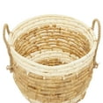 thumbnail image 5 of DecMode 17"W, 16"H Sea Grass Contemporary Storage Basket, Beige, 3-Piece, 5 of 11