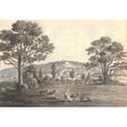 thumbnail image 3 of Anne Rushout 24x18 Black Modern Framed Museum Art Print Titled - Clayberry from Field, May 1829 (1829), 3 of 5