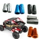 thumbnail image 2 of Vogacara Soporte de buje trasero de aleación de aluminio, 2 piezas, para AXIAL 1/10 ROCK RACER 90026, pieza de actualización RC AX31012 Kits de construcción modelo Plata, 2 of 6