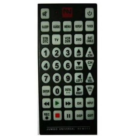 Nutek RC-B01 11″ Jumbo Remote, Black Nutek RC-B01 11″ Jumbo Remote, Black