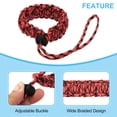 thumbnail image 4 of Uxcell Camera Wrist Straps, 2 Pack 1.18" Width Polyester Adjustable Braided Hand Wristlet Strap Lanyards, Red Black, 4 of 6