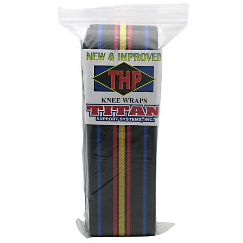 Titan THP Powerlifting Knee Wraps 2m pair