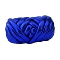 thumbnail image 3 of Hilo grueso, hilo voluminoso, tejido a mano, suave, 500 g, longitud 15 m, hilo para tejer a mano, peso del hilo Azul de zafiro, 3 of 9