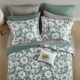 thumbnail image 6 of Mainstays All in One Reversible Comforter and Sheet set- 11 Piece, Full, Green Floral, 6 of 10