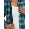 thumbnail image 3 of Lee Riders Women's Fleece Lined Flannel Shirt, 3 of 3