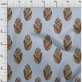 thumbnail image 2 of oneOone Cotton Flex Fabric Leaves & Floral Block Print Fabric BTY 40 Inch Wide, 2 of 4